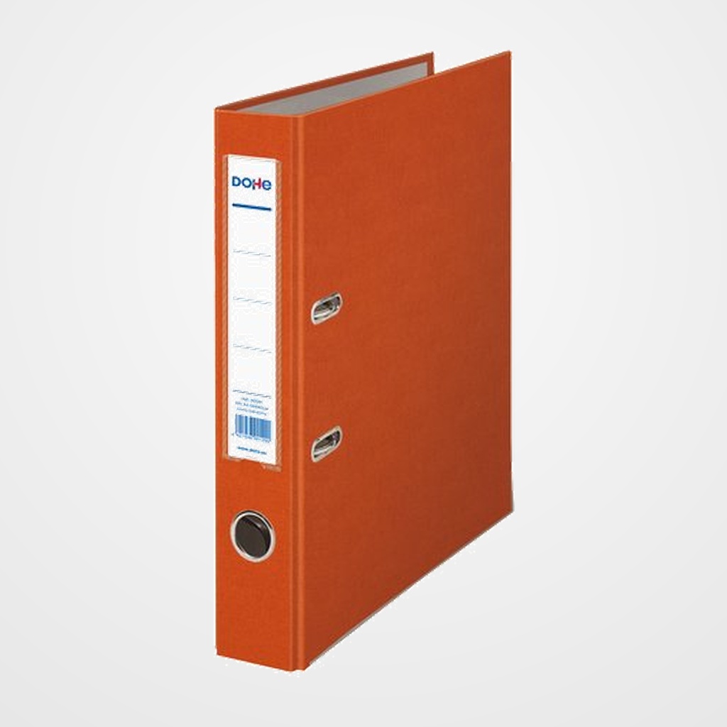 ARCHIVADOR DOHE palanca PLASTIF.COLOR A4 50mm NARANJA