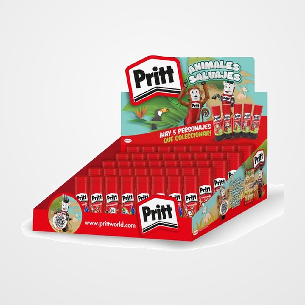 BARRA de PEGAMENTO PRITT 22g MEDIANA EXPOSITOR de 40