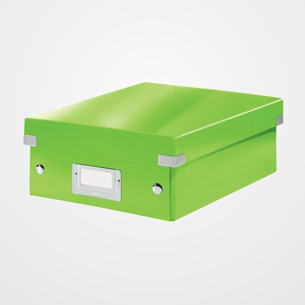 CAJA PARA ALMACENAMIENTO LEITZ CLICK&STORE ORGANIZADORA PEQUEÑA 220x100x285 mm VERDE