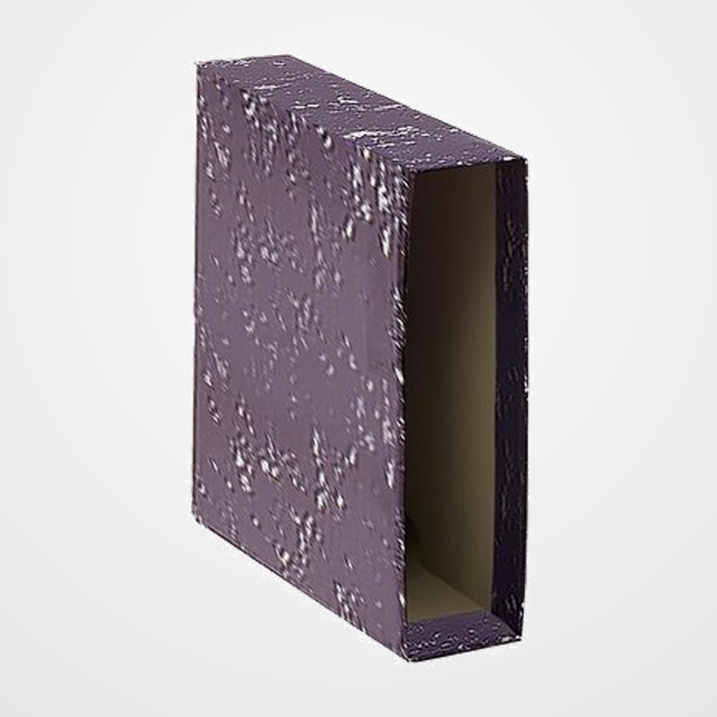CAJA para ARCHIVADOR DOHE  A4 82mm JASPEADO