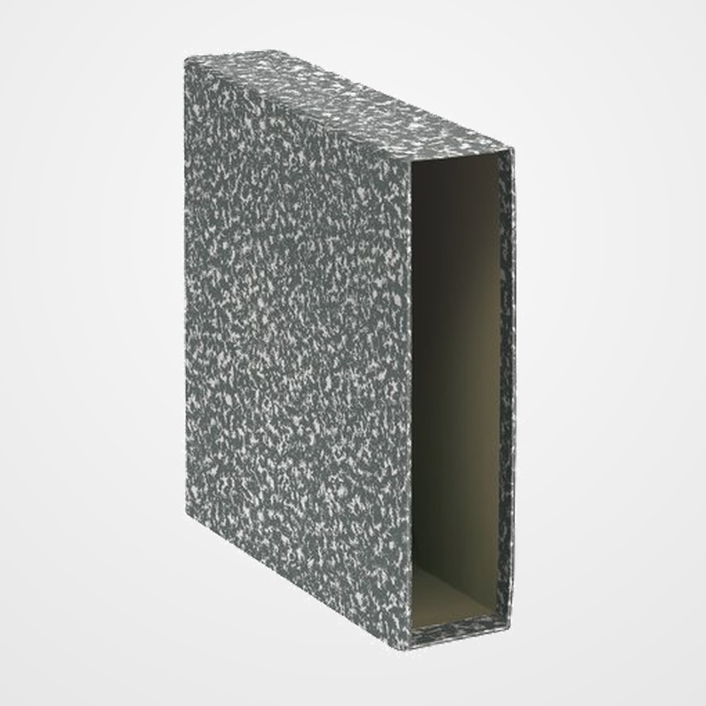 CAJA para ARCHIVADOR DOHE ARCHICLAS JASPEADO A4 82mm GRIS CLARO