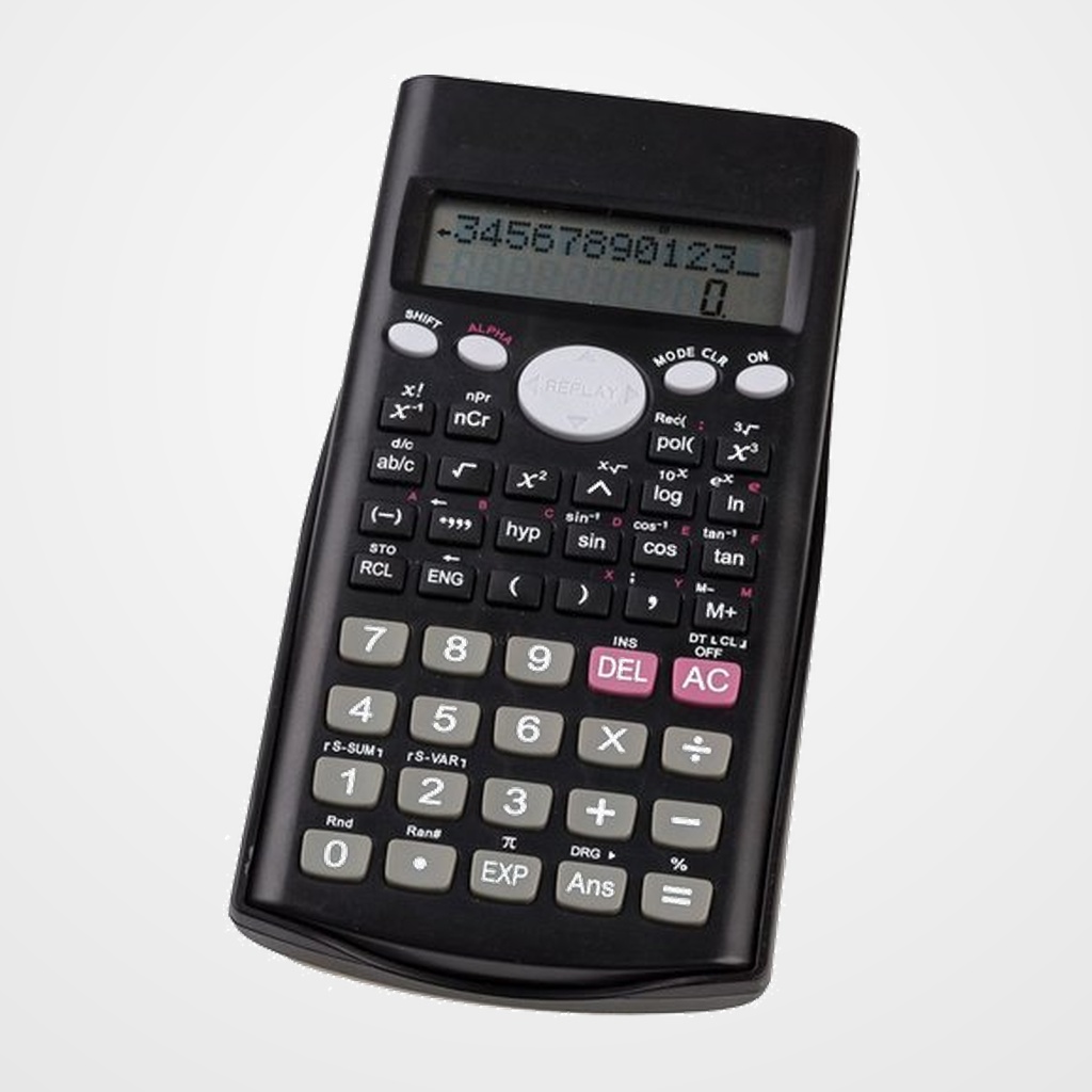 CALCULADORA CIENTIFICA CENTRUM 10+2 DIGITOS (2 líneas) NEGRO