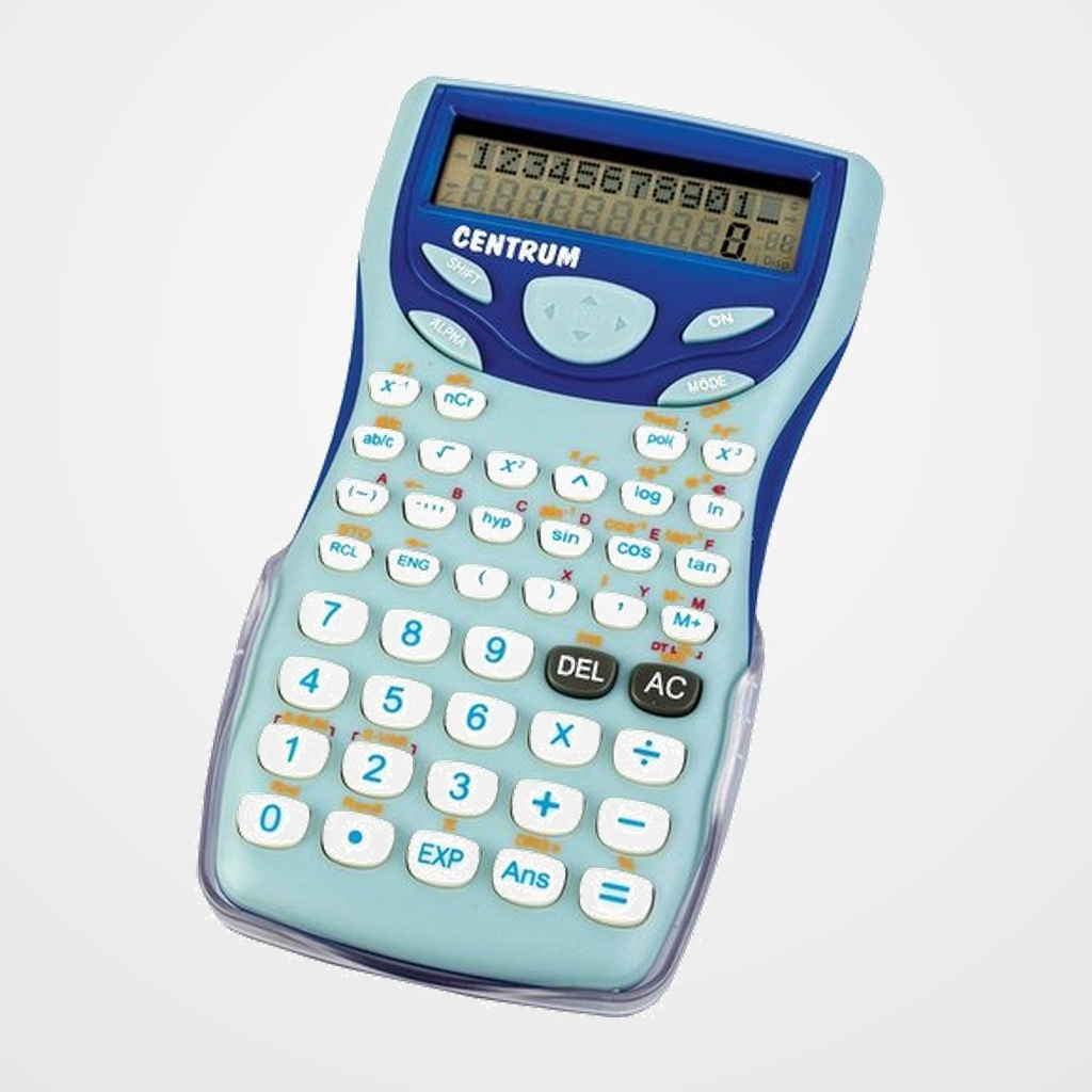 CALCULADORA CIENTIFICA CENTRUM 10+2 DIGITOS (2 líneas) SURTIDA (3 col.)