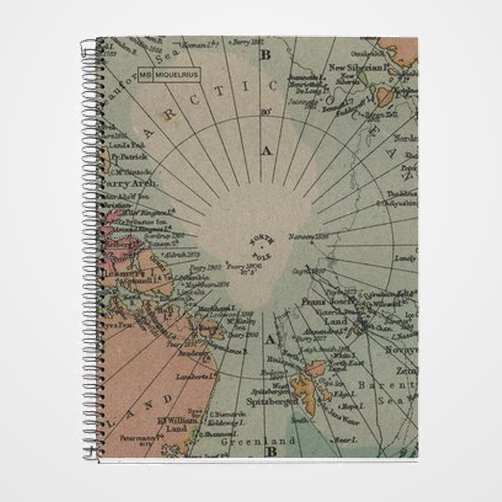 BLOC MIQUELRIUS ECO DESIGN NOTEBOOK 1 micro.tapa DURA A5 80h 80g CUADRIC.5x5 ECOMAPS