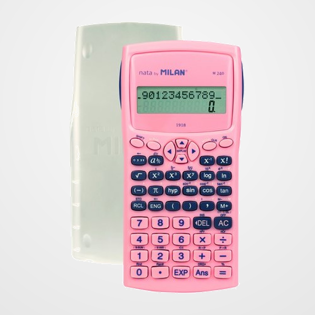 CALCULADORA CIENTIFICA MILAN 10+2 DIGITOS M240 1918 ROSA