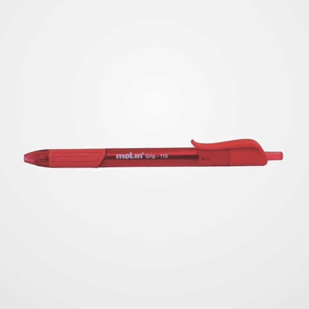 BOLIGRAFO MOLIN RETRACTIL ROJO