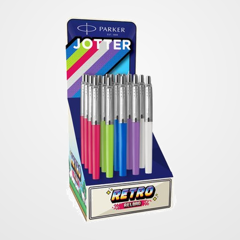 BOLIGRAFO PARKER JOTTER ORIGINAL EXPOSITOR de 20 (90 ANIVERSARIO)