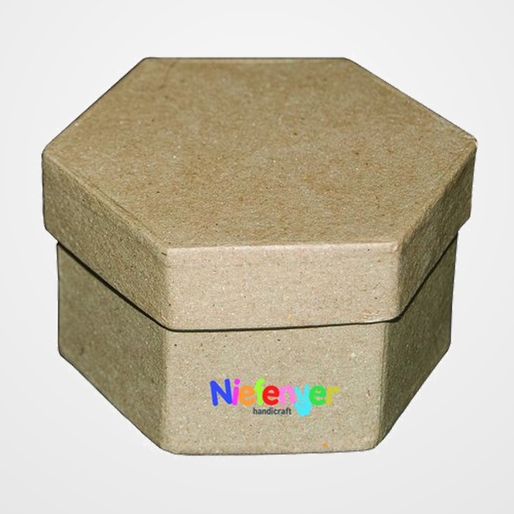 CAJAS DECORABLES NIEFENVER CARTON HEXAGONALES 7,8x5CM
