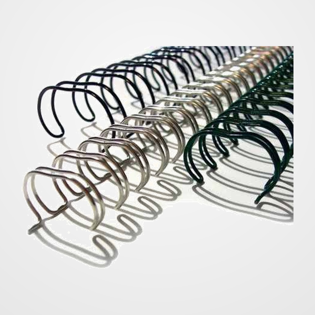 CANUTILLO metal WIRE YOSAN Nº10 (23 anillas paso 2:1) 16 mm NEGRO