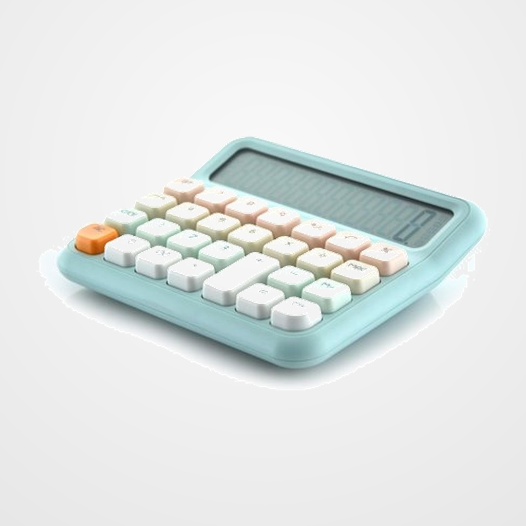 CALCULADORA SOBREMESA OFFICE BOX SOFT XXL 12 DIGITOS AZUL