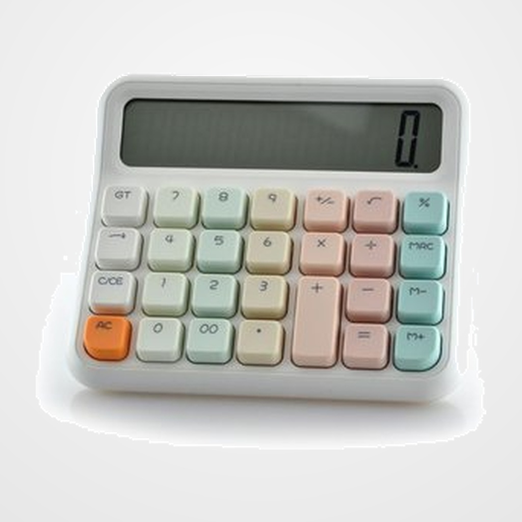 CALCULADORA SOBREMESA OFFICE BOX SOFT XXL 12 DIGITOS BLANCO