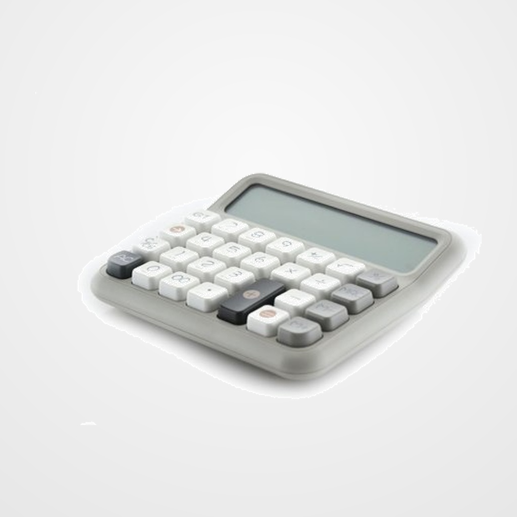 CALCULADORA SOBREMESA OFFICE BOX SOFT XXL 12 DIGITOS GRIS
