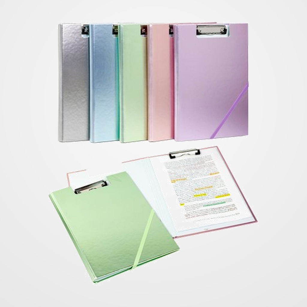 CARPETA con PINZA MINICLIP SUPERIOR CARCHIVO METAL A4 SURTIDO