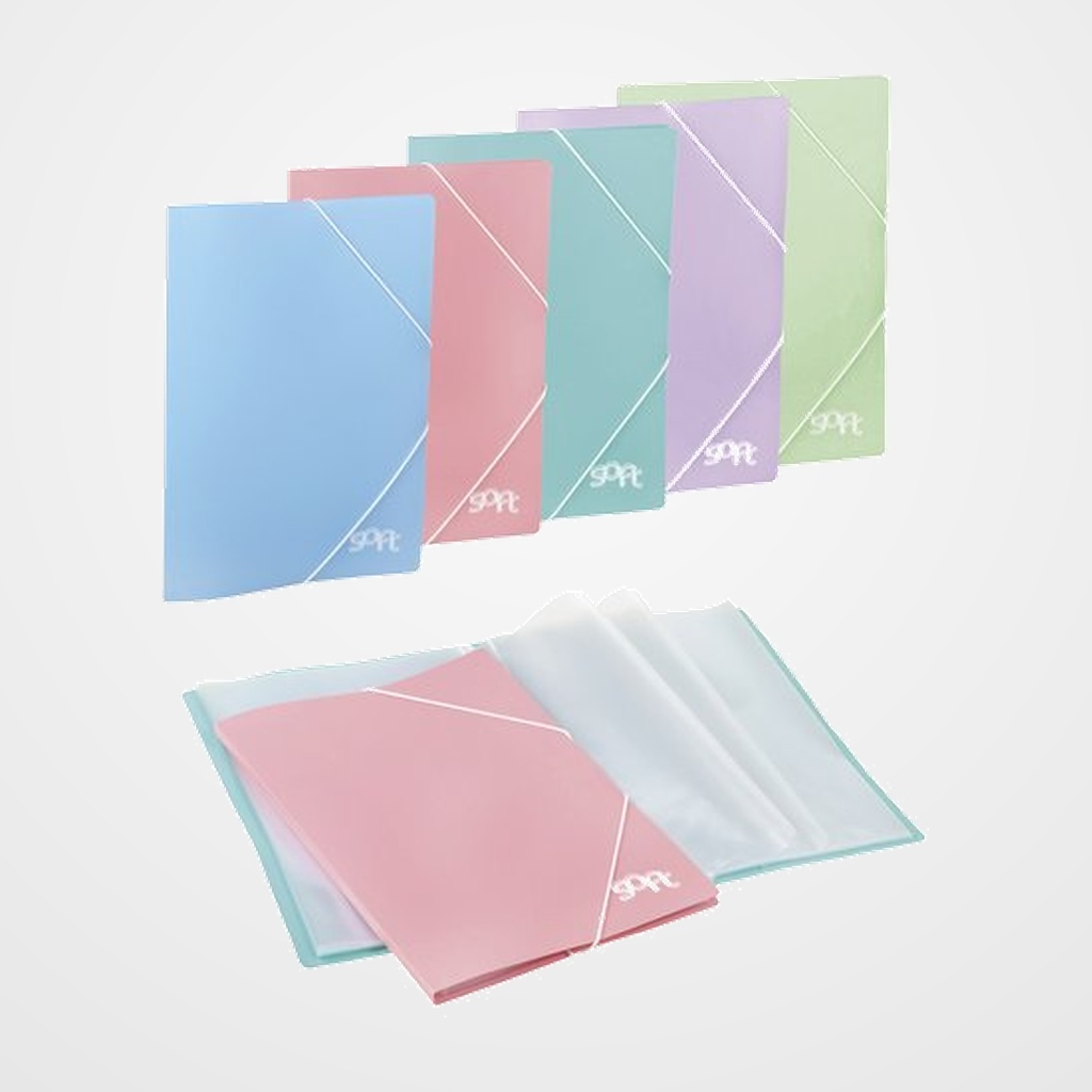 CARPETA FUNDAS (TARIFARIO) CARCHIVO SOFT CARCHIPLAS SOLDADAS PP A4 con GOMA 30 F. SURTIDO (5 col.)