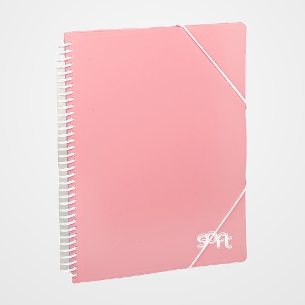 CARPETA FUNDAS (TARIFARIO) CARCHIVO SOFT PP ARCHIVEX A4  20 F. ROSA PASTEL