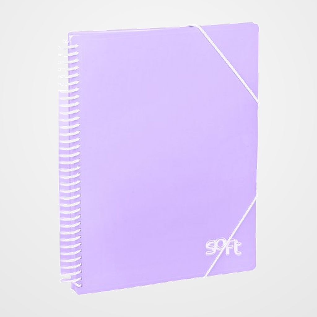 CARPETA FUNDAS (TARIFARIO) CARCHIVO SOFT PP ARCHIVEX A4  30 F. MALVA