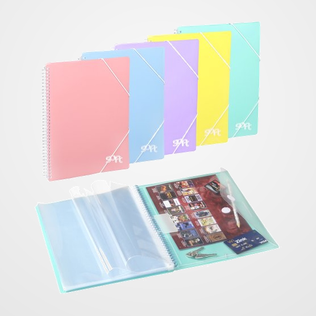CARPETA FUNDAS (TARIFARIO) CARCHIVO SOFT PP REMOVE A4 20 F. EXTRAIBLES SURTIDO (5 col.)