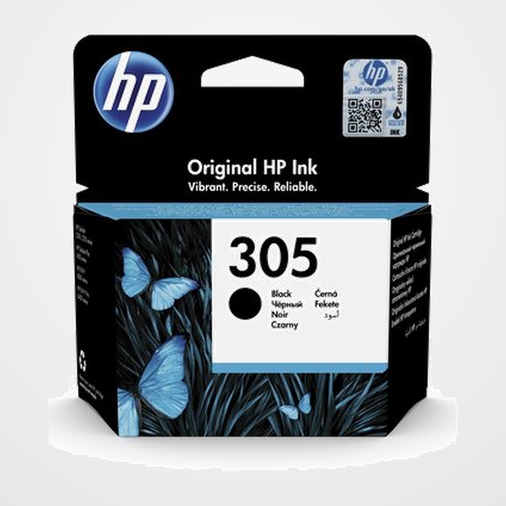 CARTUCHO INKJET HP 3YM61AE Nº305 DESKJET 1210/1212 NEGRO 100 PÁG.