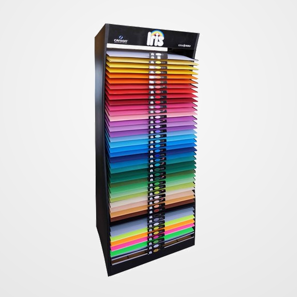 CARTULINA 50x65 cm IRIS 185g SURTIDO D 275 HOJAS