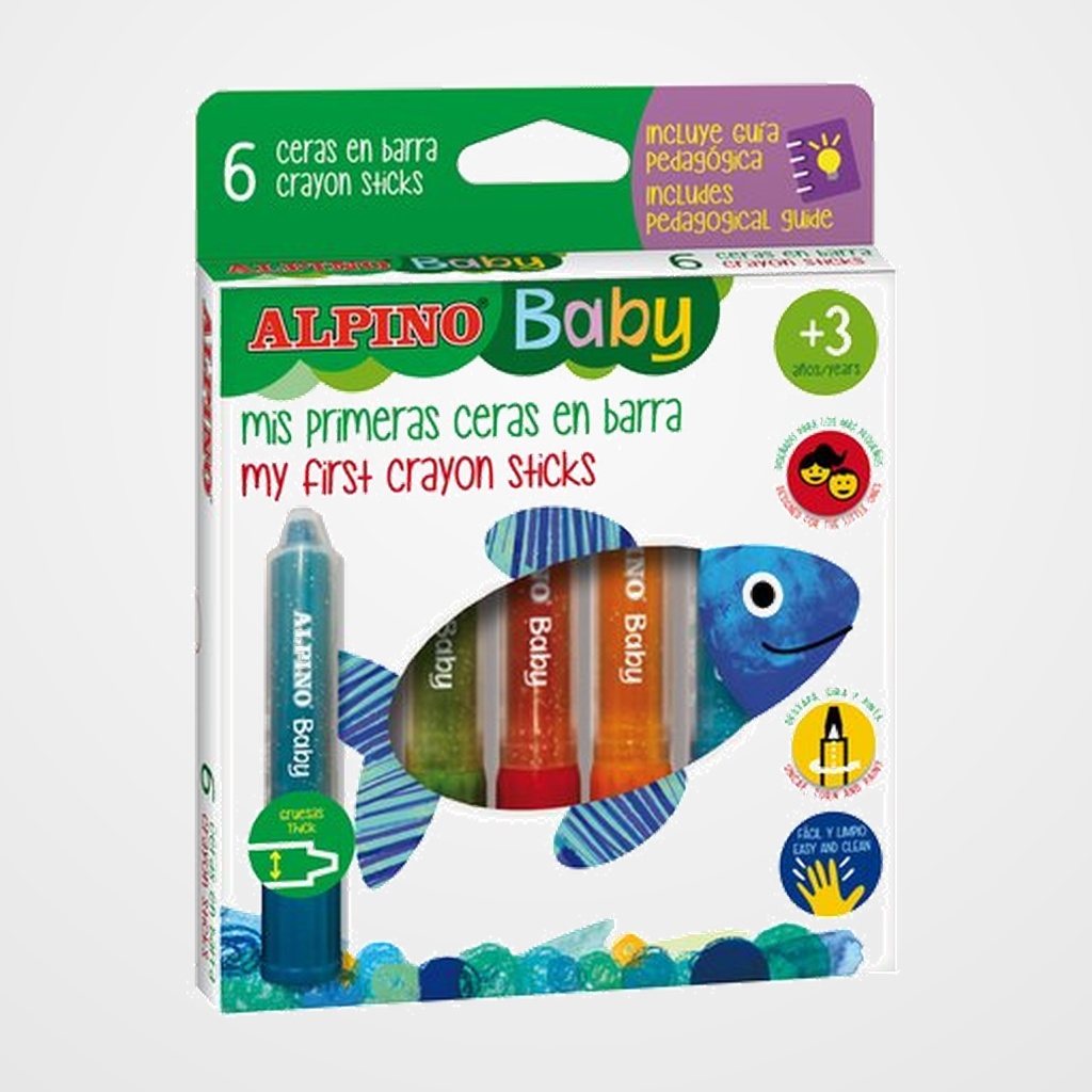CERAS ALPINO BABY BARRA ESTUCHE DE 6