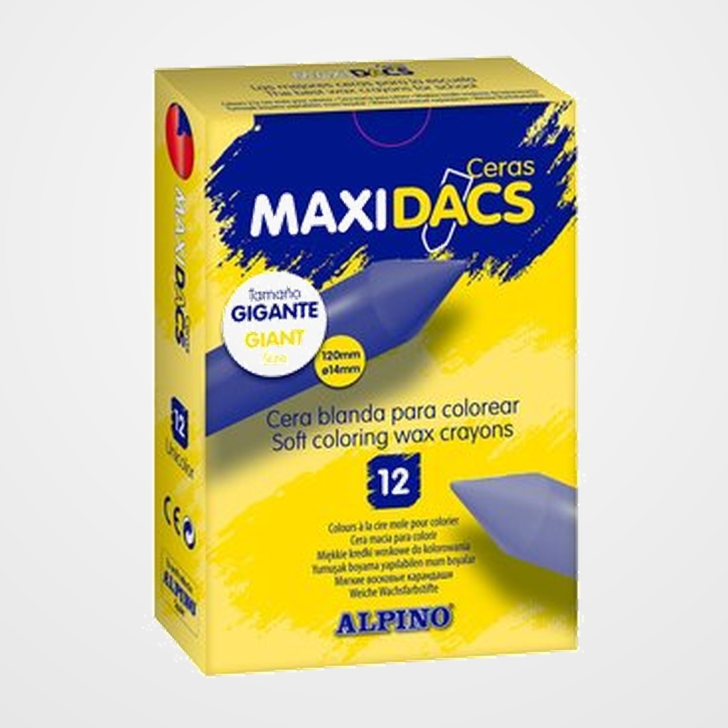 CERAS ALPINO MAXIDACS OCRE ESTUCHE de 12