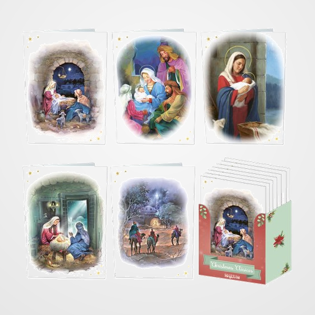 CHRISTMAS ARGUVAL CLASICOS ORLA 116x164 SURTIDO EXP. 50 (5 mod.)