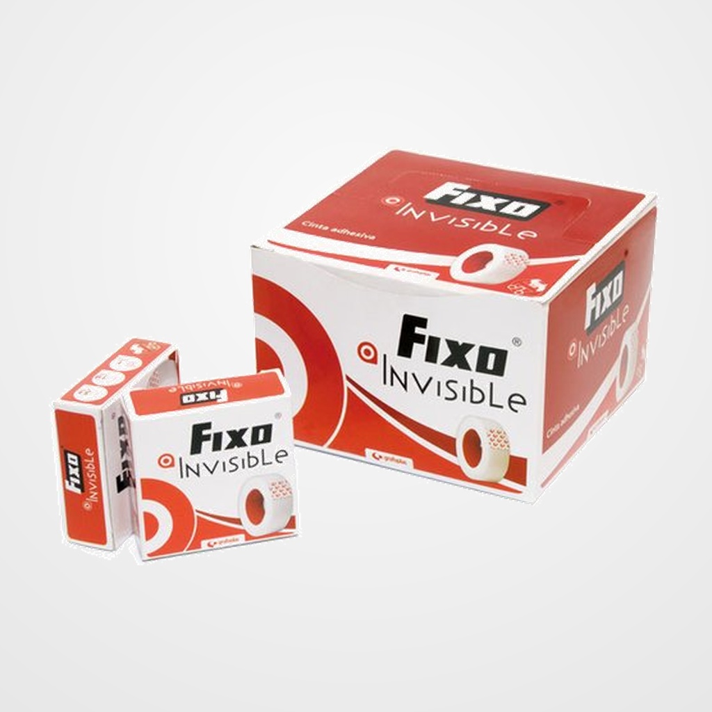 CINTA ADHESIVA FIXO INVISIBLE rollo 33x19