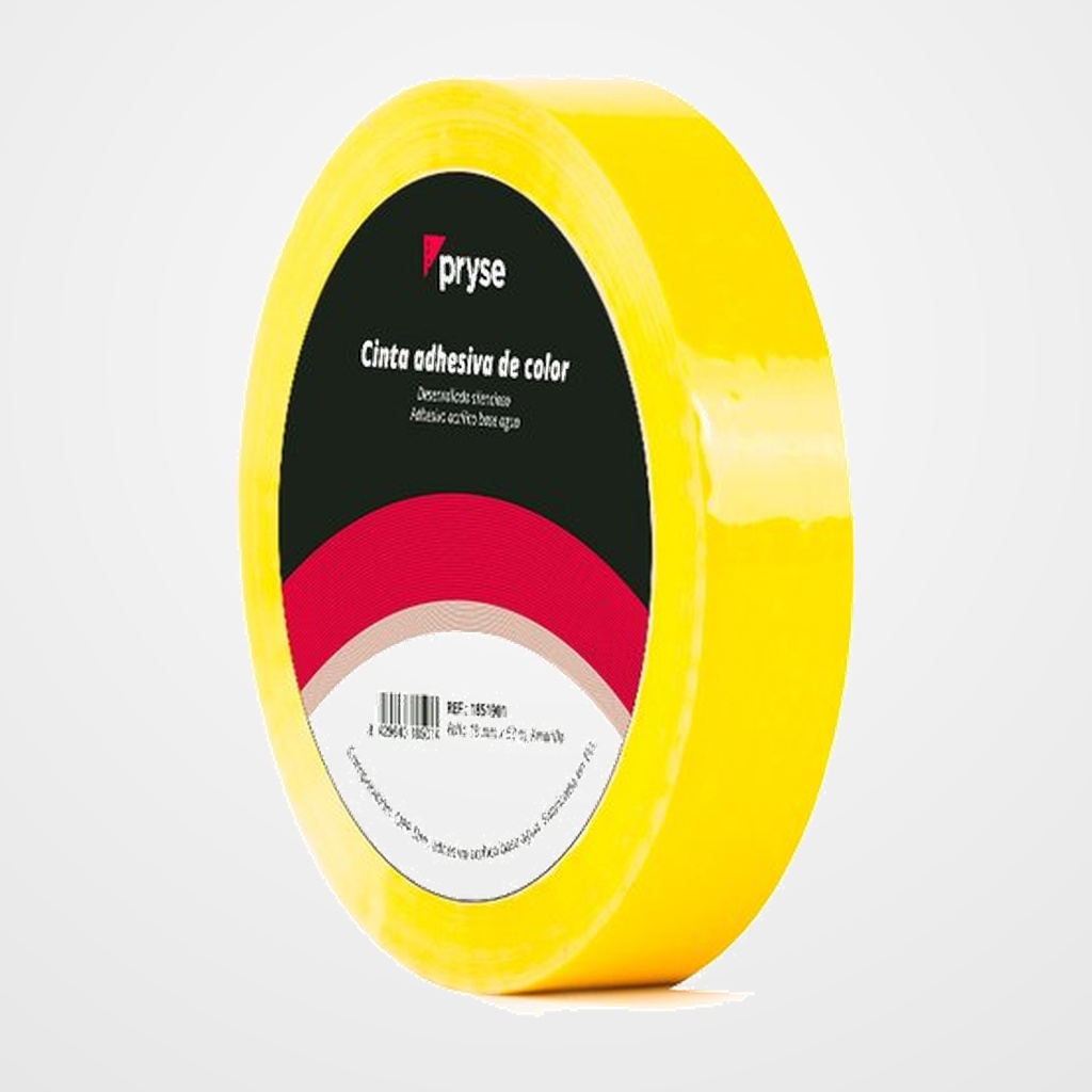 CINTA ADHESIVA PRYSE OPP 19x63 AMARILLO