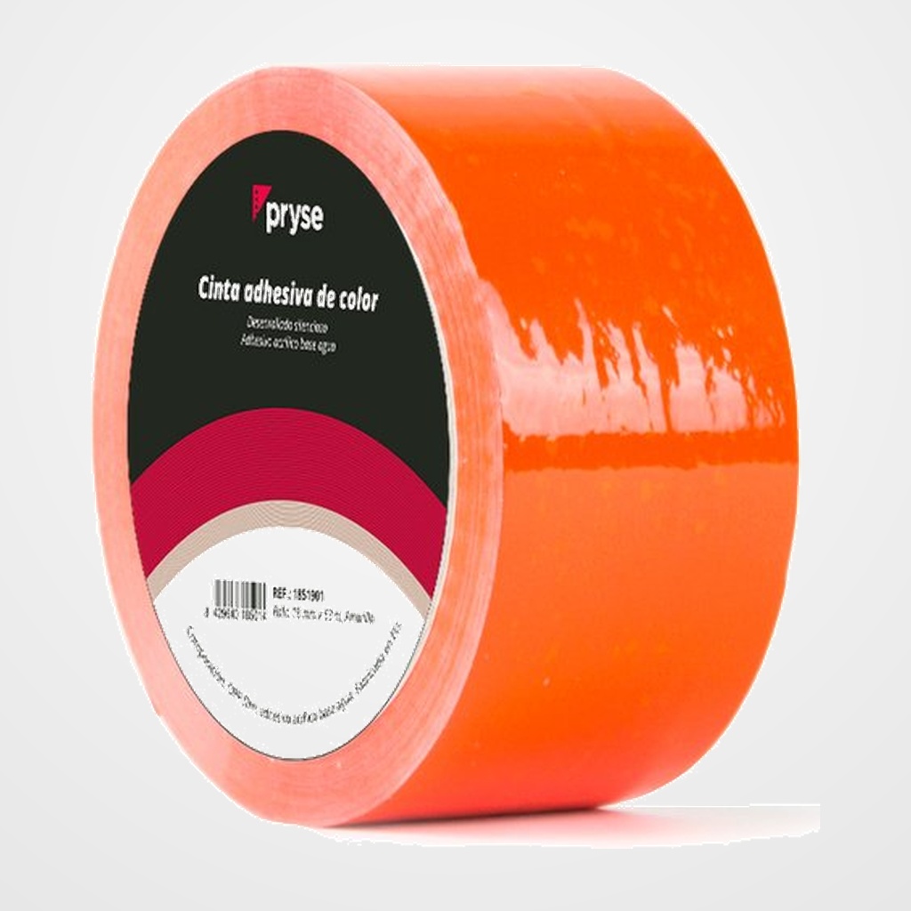 CINTA ADHESIVA PRYSE OPP 48x63 NARANJA