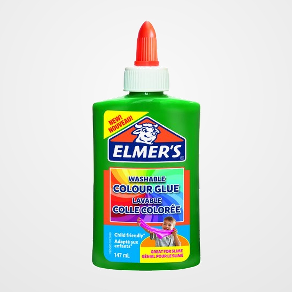 COLA ELMER´S SLIME OPACO LAVABLE 147 ml VERDE