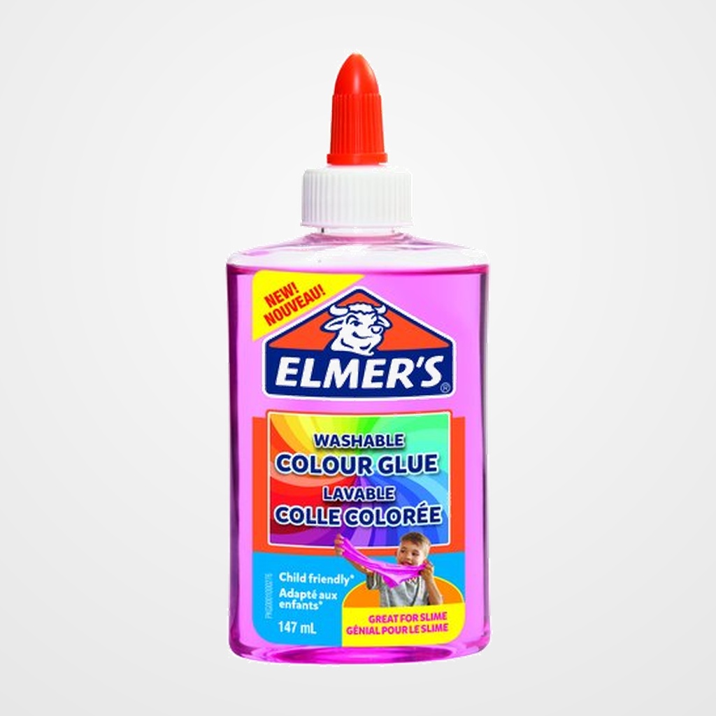 COLA ELMER´S SLIME TRANSLUCIDO LAVABLE 147 ml ROSA