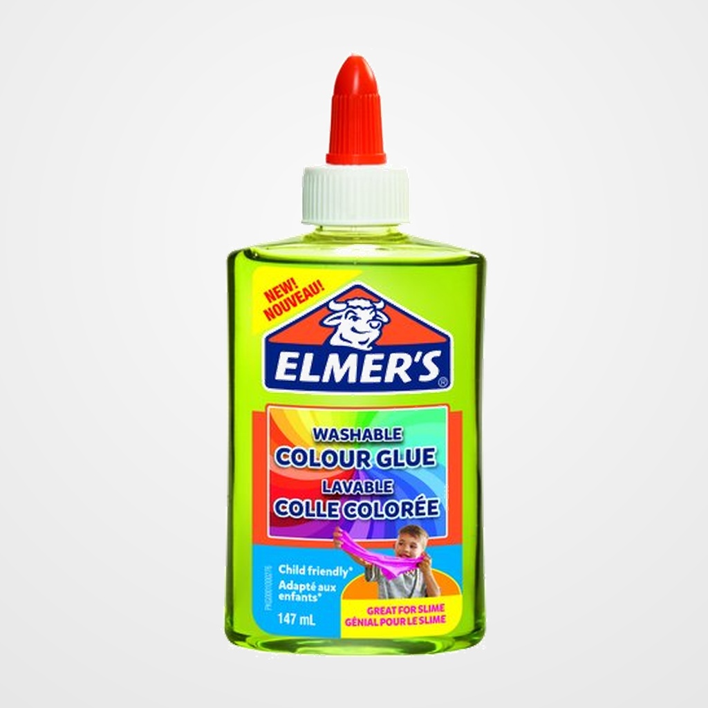 COLA ELMER´S SLIME TRANSLUCIDO LAVABLE 147 ml VERDE