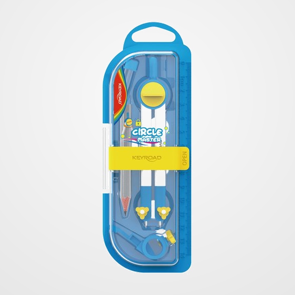 COMPAS KEYROAD ESCOLAR LAPIZ Y ADAPTADOR UNIVERSAL