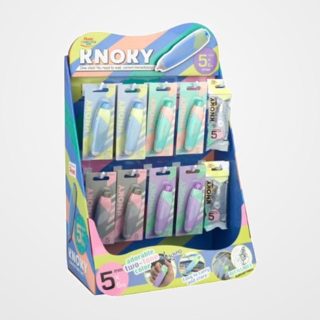 CORRECTOR CINTA PENTEL KNODY EXPOSITOR DE 60