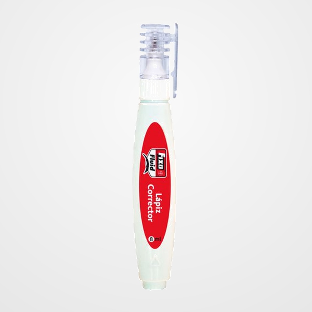 CORRECTOR LIQUIDO BOLIGRAFO FIXO FLUID 8ml PUNTA DE METAL