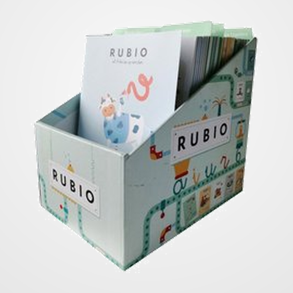 CUADERNO RUBIO EXPOSITOR CARTON A4 SURTIDO de 48 uds.