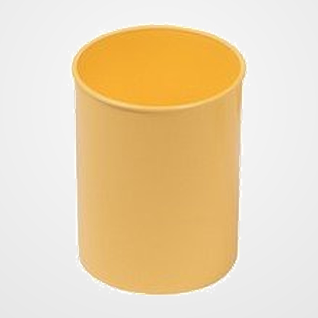 CUBILETE FAIBO PLASTICO OPACO AMARILLO