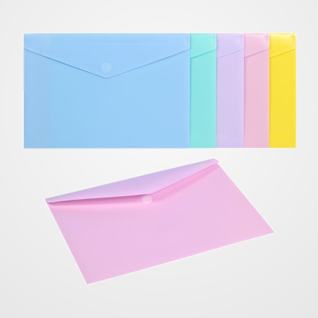 DOSIER SOBRE CARCHIVO SOFT PP VELCRO Fº OPACO SURTIDO (5 col.)