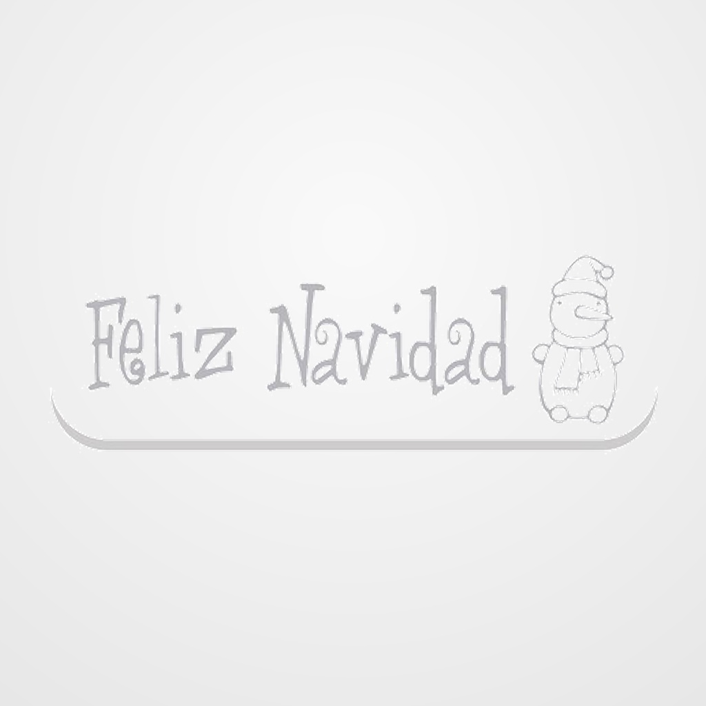 ETIQUETAS REGALO ADH. HOLOGRAFICAS ROLLO  250 uds. 45x15  FELIZ NAVIDAD  BLANCO