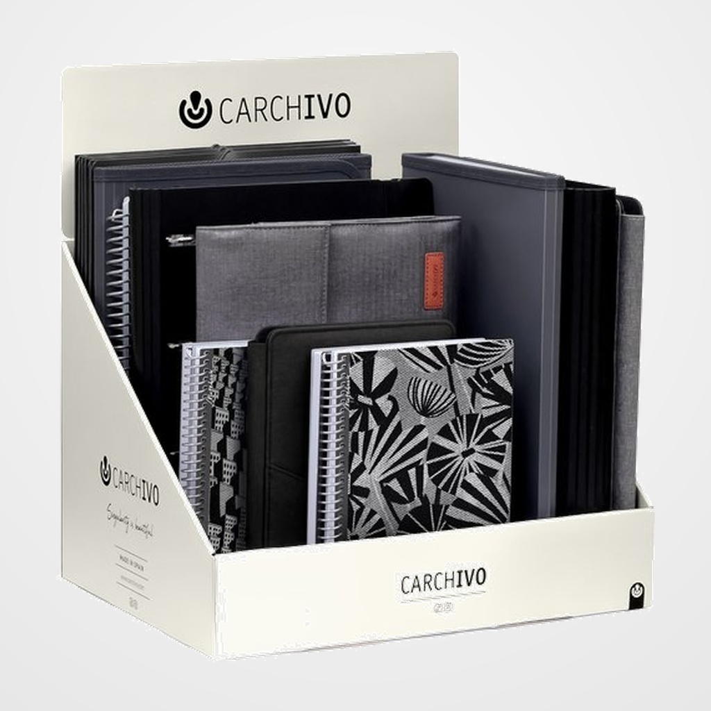 EXPOSITOR CARCHIVO CAPSULE GAMA BLACK EDITION SURTIDO DE 18