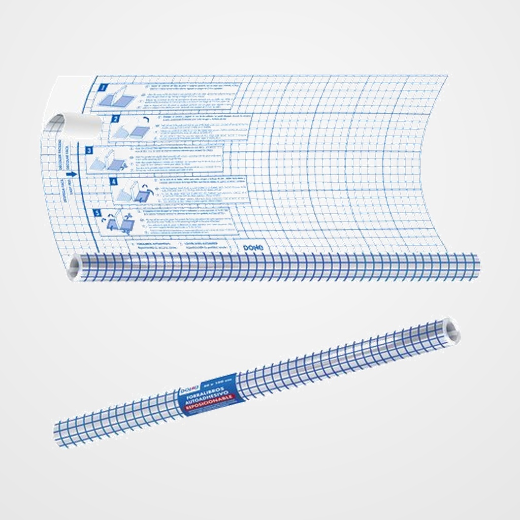 FORRO ADHESIVO REMOVIBLE TRANS.50µ ROLLO 1,5 x 0,5 m
