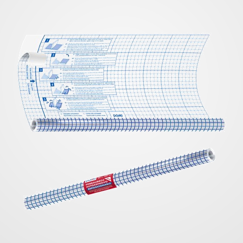 FORRO ADHESIVO REMOVIBLE TRANS.50µ ROLLO 3 x 0,5 m
