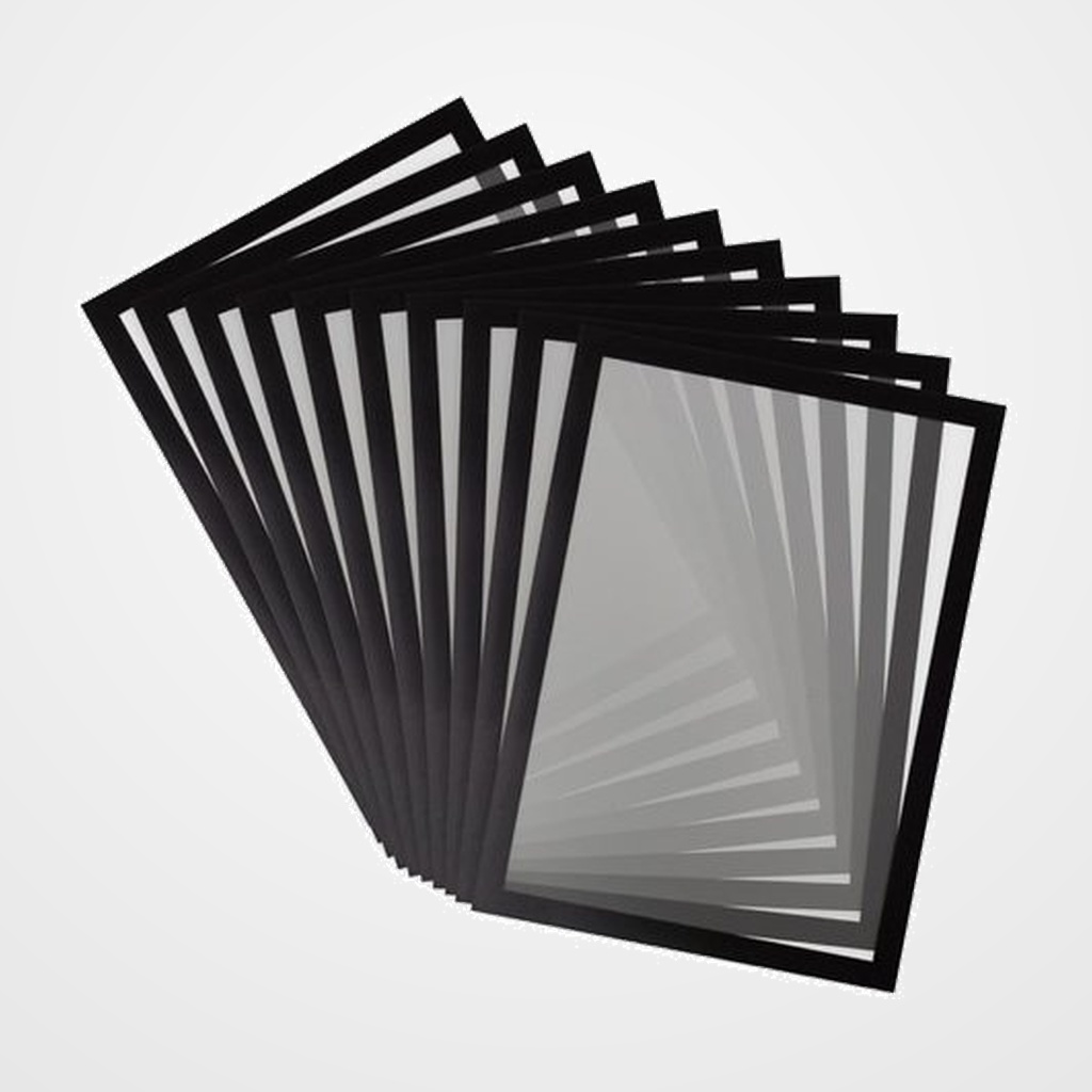 FUNDA PORTA CARTELES TARIFOLD MAGNETO PRO A4 VERTICAL/HORIZONTAL NEGRO BOLSA DE 10