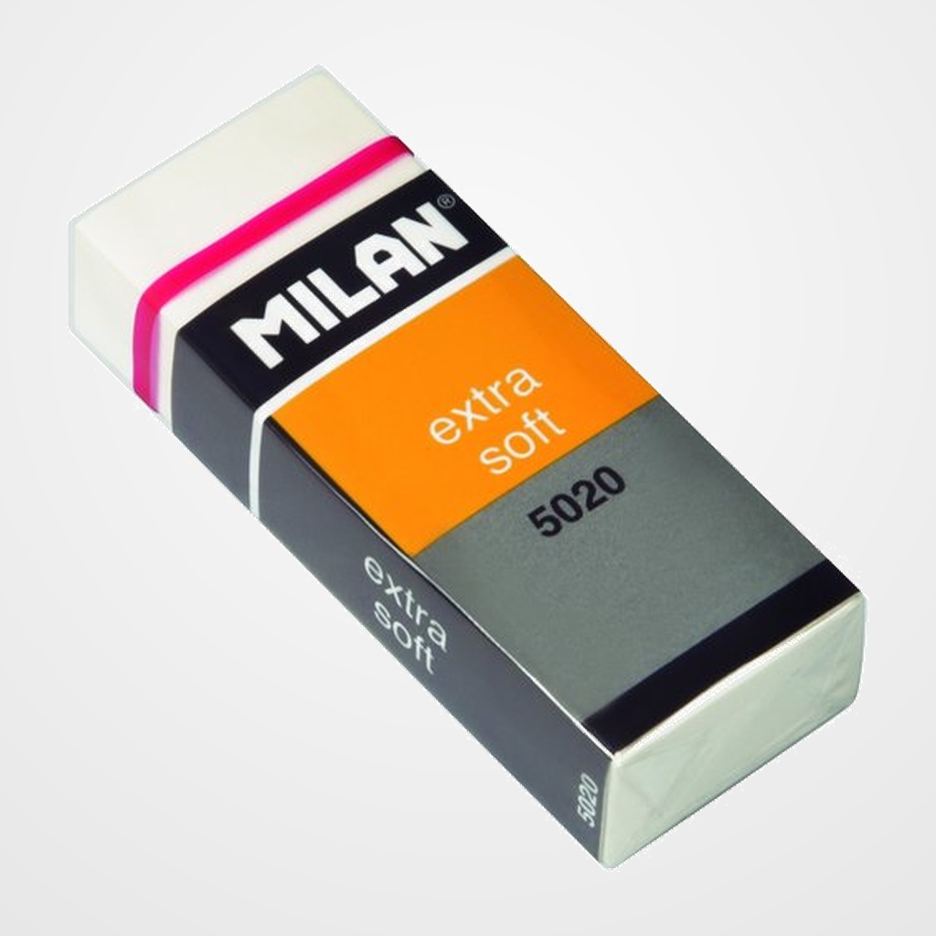 GOMA de BORRAR MILAN PLASTICO 5020 EXTRA SOFT  (ud.)