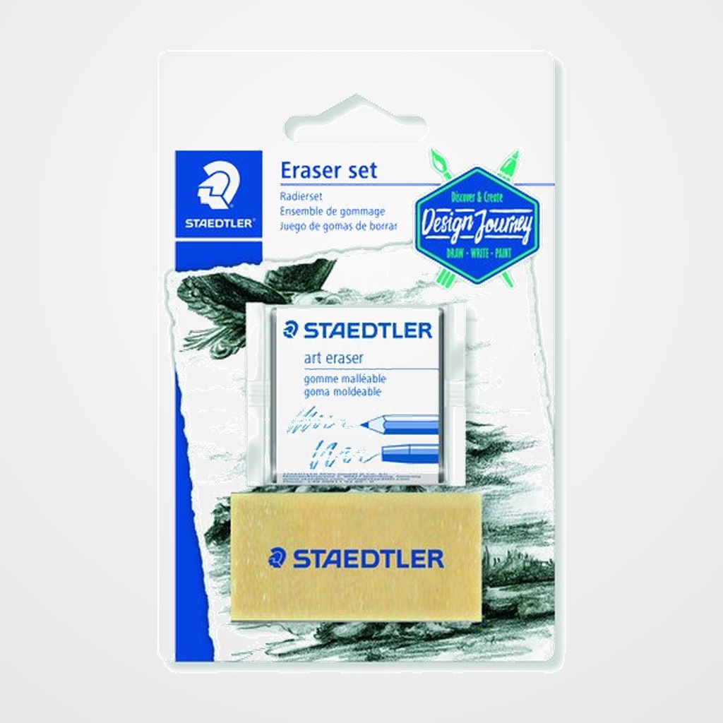 GOMA de BORRAR STAEDTLER ARTISTICA 5427 AMASABLE + LIMPIEZA