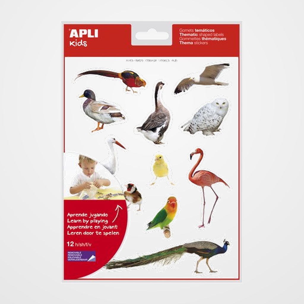 GOMETS APLI BOLSA  12h REMOVIBLES AVES  (17631)