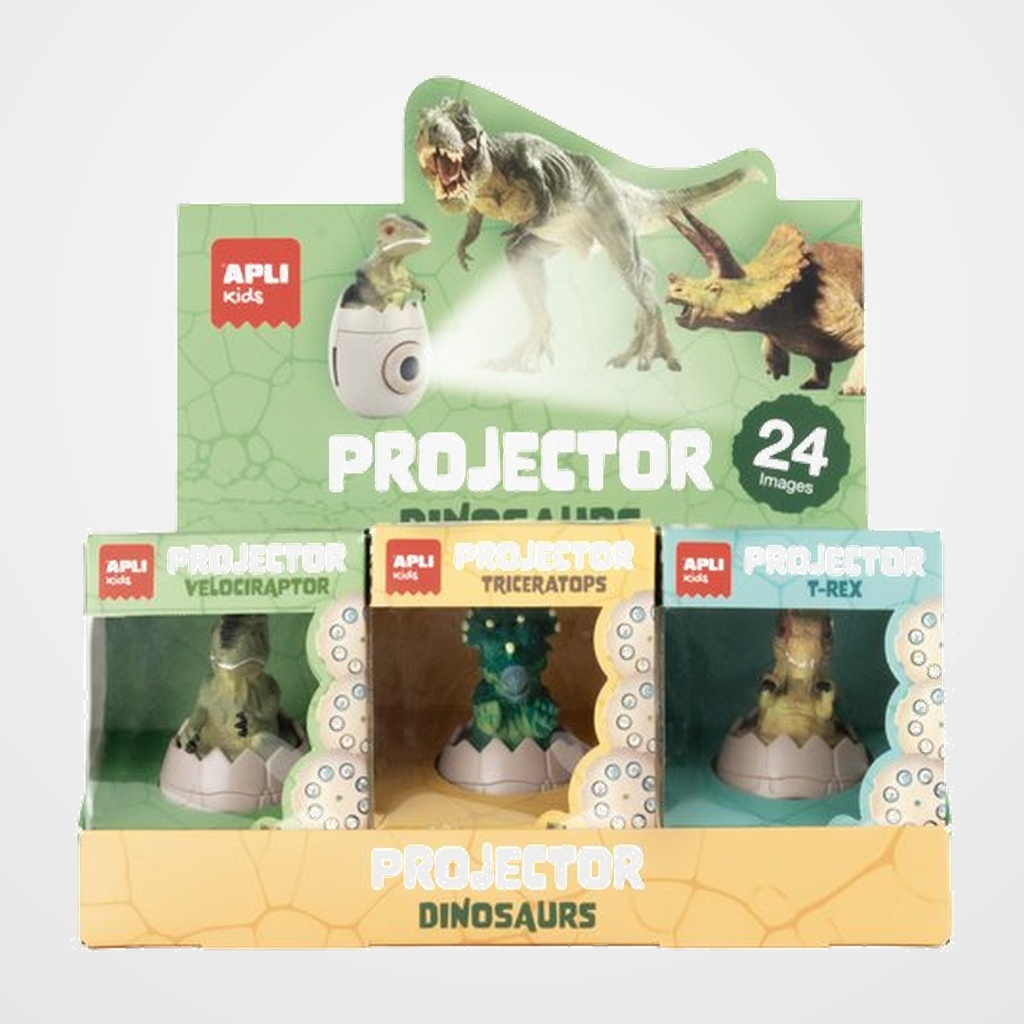 JUEGO APLI KIDS PROYECTOR DINOSAURIOS EXPOSITOR de 9 (+3 años)