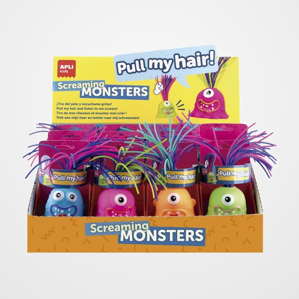 JUEGO APLI KIDS SCREAMING MONSTER EXPOSITOR de 12 (+3 años)