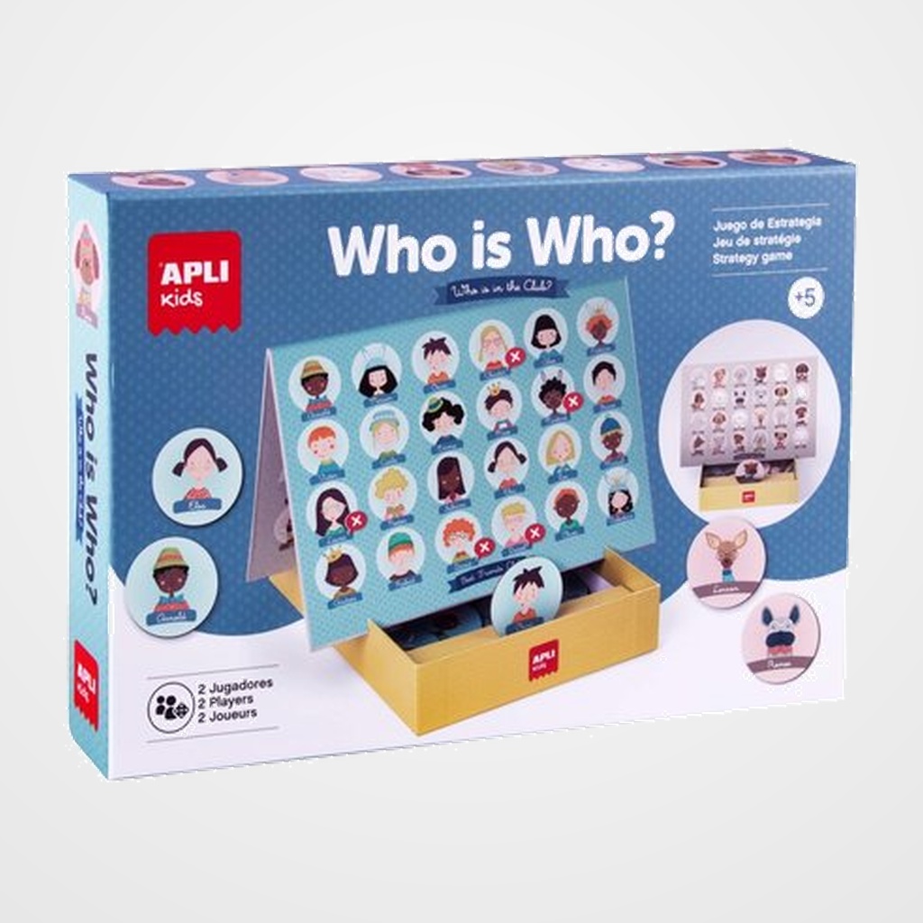 JUEGO EDUCATIVO APLI KIDS QUIEN ES QUIEN (+5 años)