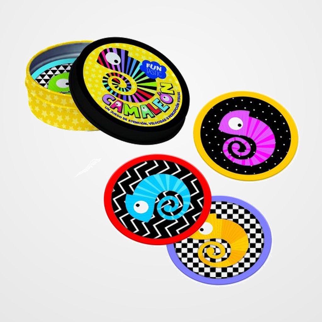 JUEGO IMAGILAND CARTAS REDONDAS FUNTASTIC CAMALEON